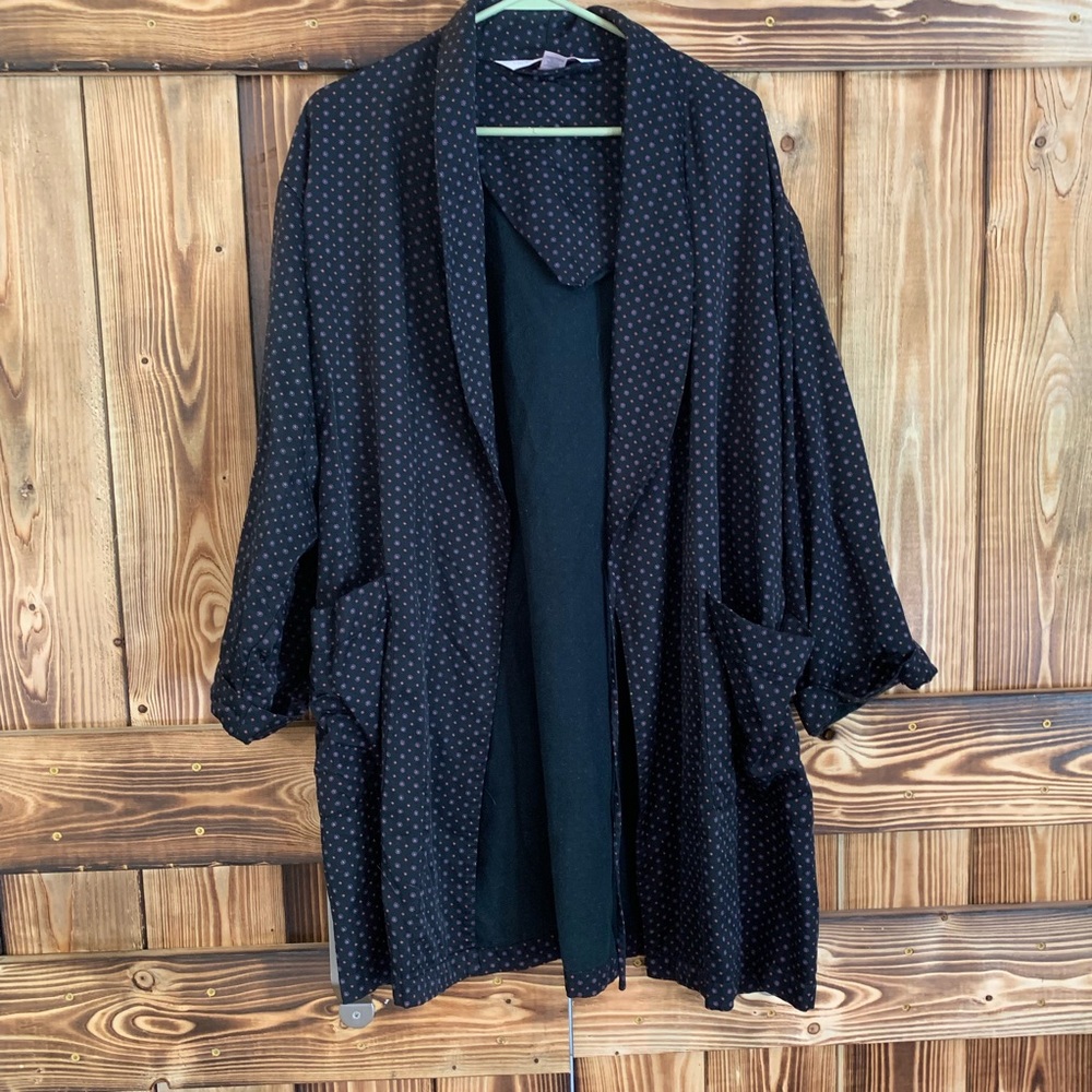 Victoria’s Secret black floral robe